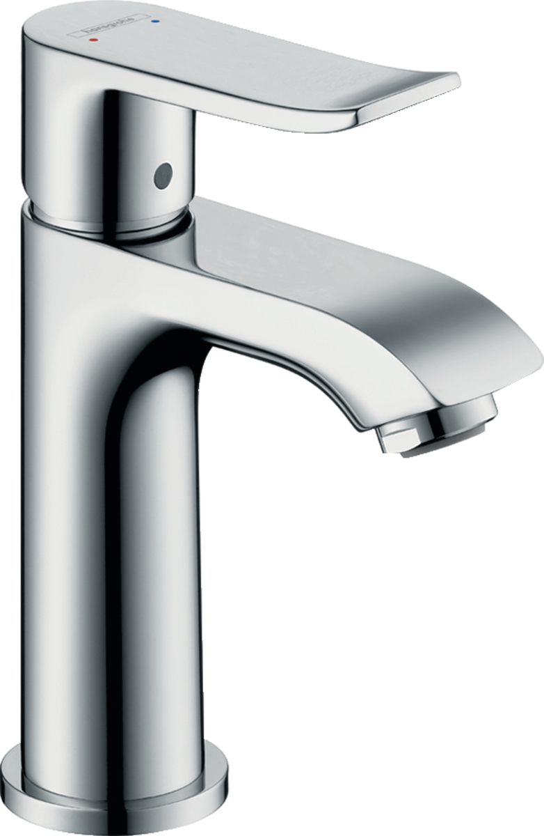 Hansgrohe Metris Single Lever Basin Mixer 100 For Cloakroom Basins With Pop-up Waste - Chrome - 31088000