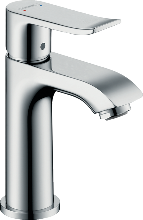 Hansgrohe Metris Single Lever Basin Mixer 100 For Cloakroom Basins With Pop-up Waste - Chrome - 31088000