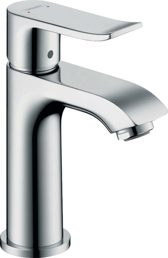Hansgrohe Metris Single Lever Basin Mixer 100 For Cloakroom Basins With Pop-up Waste - Chrome - 31088000