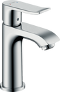 Hansgrohe Metris Single Lever Basin Mixer 100 For Cloakroom Basins With Pop-up Waste - Chrome - 31088000