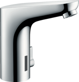 Hansgrohe Focus Electronic Basin Mixer in chrome with touchless activation and temperature control