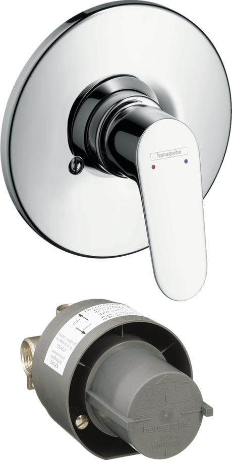 Hansgrohe Focus Manual Shower Mixer Set For Concealed Installation - Chrome - 31966000