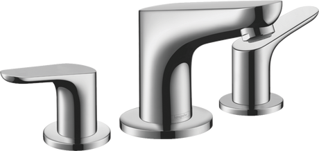 Hansgrohe Focus 3-hole Basin Mixer 100 With Pop-up Waste - Chrome - 31937000