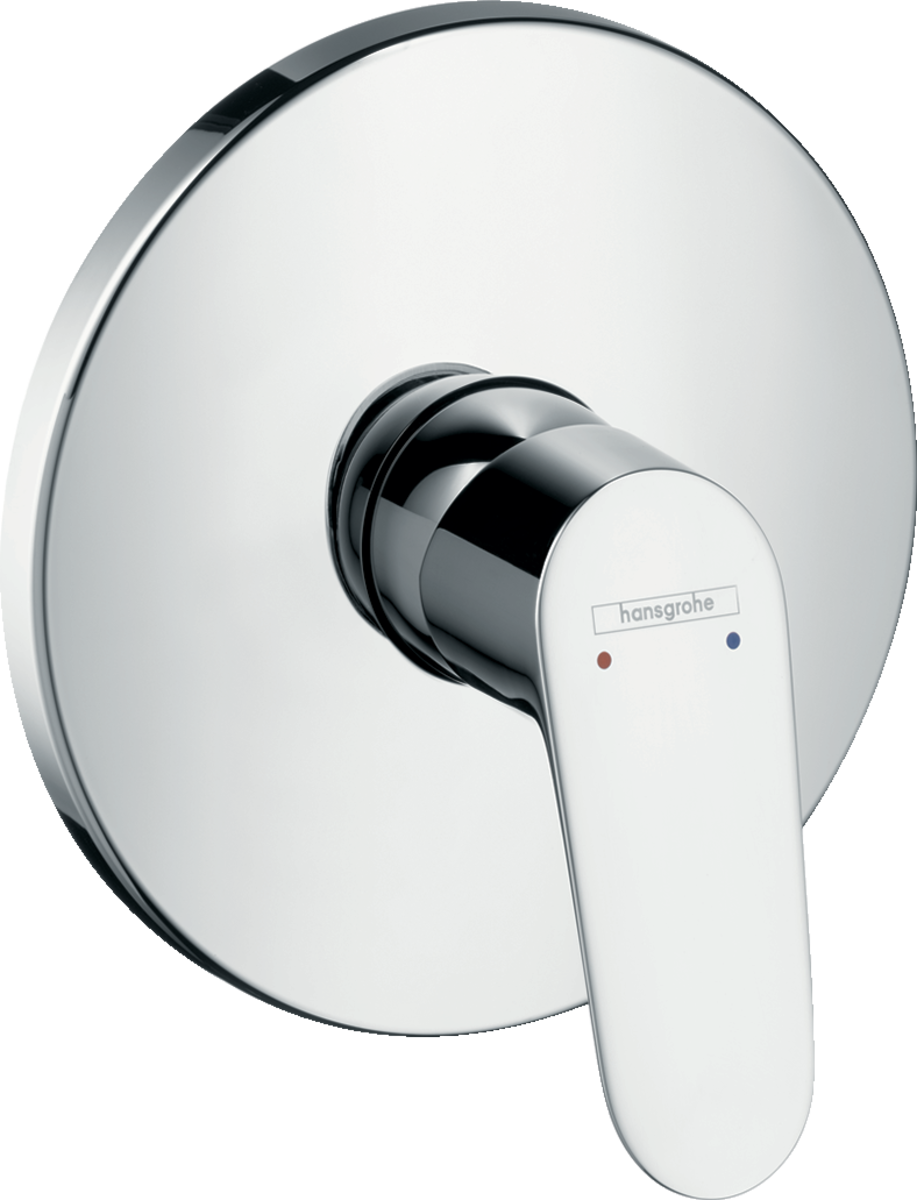 Hansgrohe Focus Single Lever Manual Shower Mixer Highflow For Concealed Installation - Chrome - 31964000