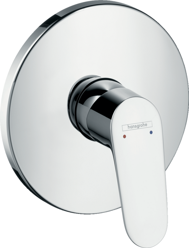 Hansgrohe Focus Single Lever Manual Shower Mixer Highflow For Concealed Installation - Chrome - 31964000
