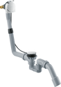 Hansgrohe Exafill S chrome bath filler waste and overflow set for standard bathtubs