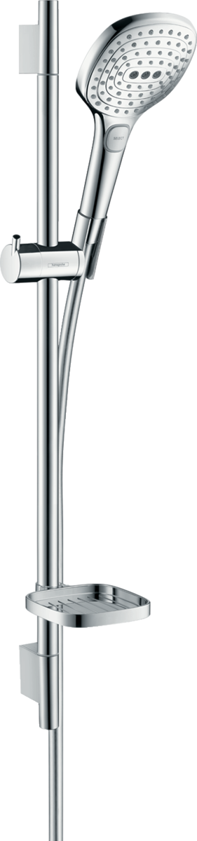 Hansgrohe Raindance Select E Shower Set 120 3jet With Shower Rail 650mm And Soap Dish - Chrome - 26620000
