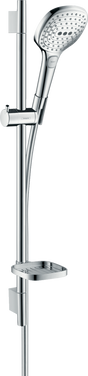 Hansgrohe Raindance Select E Shower Set 120 3jet With Shower Rail 650mm And Soap Dish - Chrome - 26620000