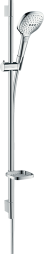 Hansgrohe Raindance Select E Shower Set 120 3jet Ecosmart 9 L/min With Shower Rail 90 Cm And Soap Dish - Chrome - 26623000