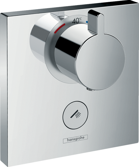 Hansgrohe ShowerSelect Thermostatic Mixer Highflow For Concealed Installation For Multiple Outlets - Chrome - 15761000