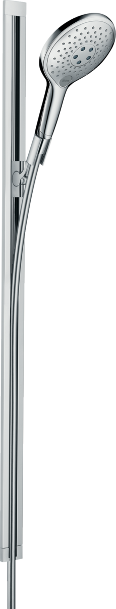 Hansgrohe Raindance Select chrome shower set with 150mm 3jet showerhead and 900mm rail