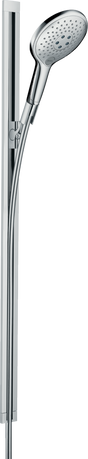 Hansgrohe Raindance Select chrome shower set with 150mm 3jet showerhead and 900mm rail