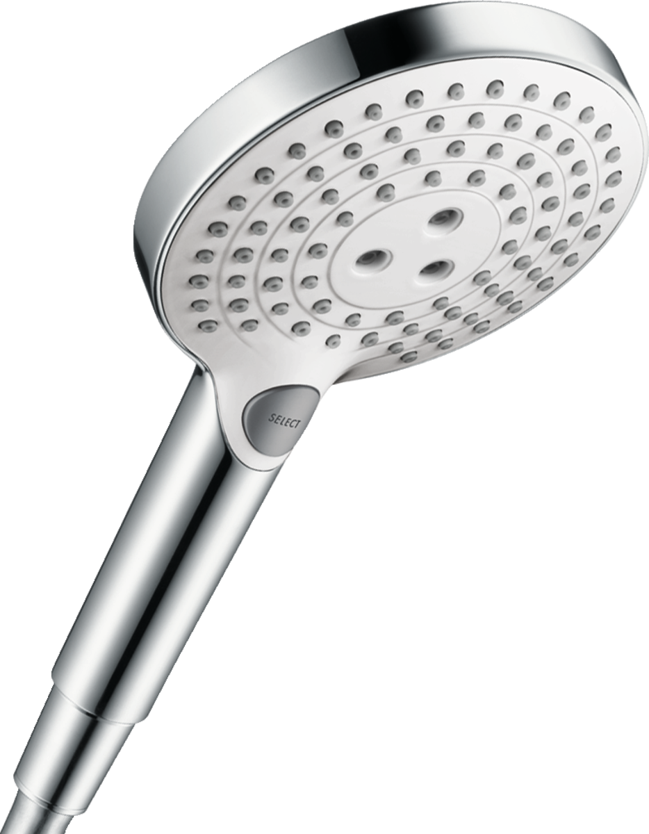 Hansgrohe Raindance Select S Hand Shower 120 3jet - White/chrome - 26530400