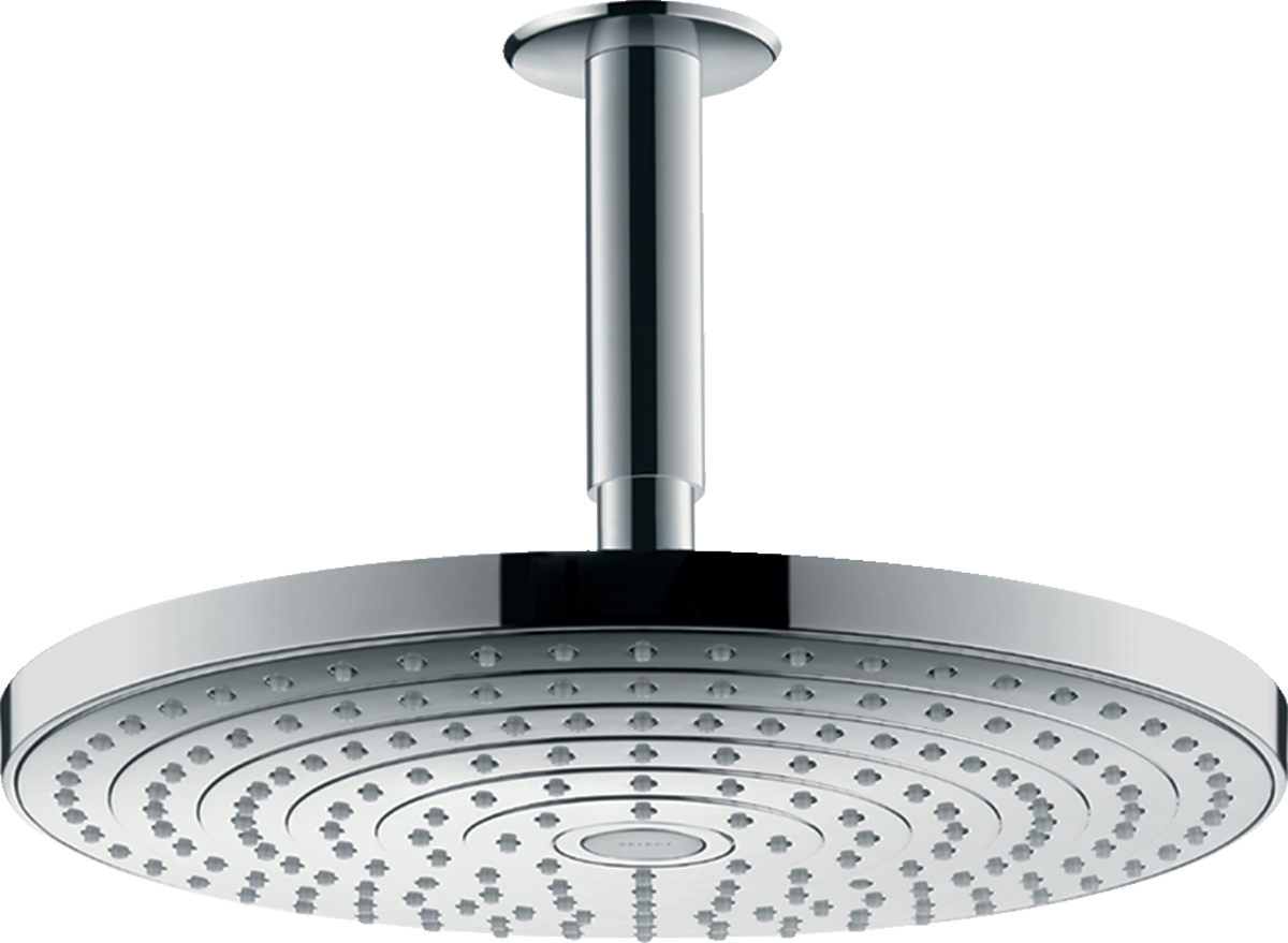 Hansgrohe Raindance Select S Overhead Shower 300 2jet With Ceiling Connector - Chrome - 27337000