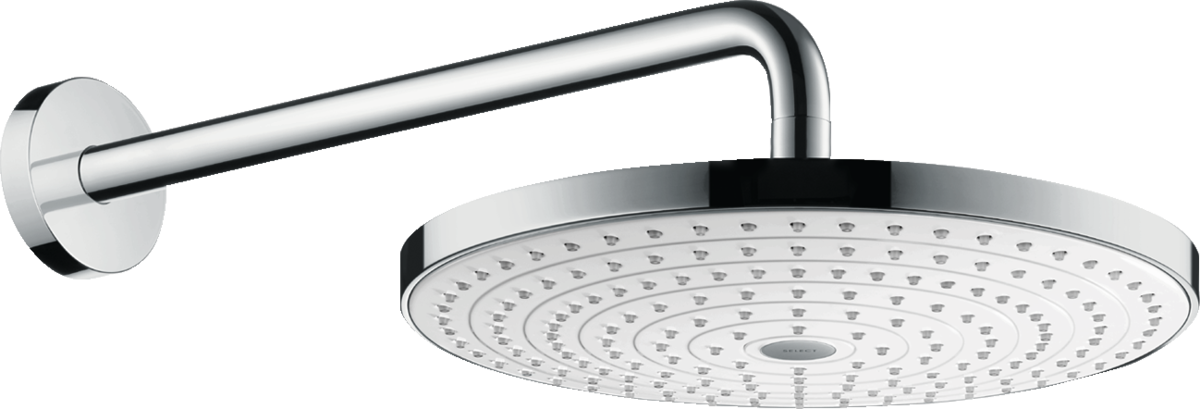 Hansgrohe Raindance Select S Overhead Shower 300 2Jet With Shower Arm - White/Chrome - 27378400