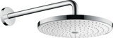 Hansgrohe Raindance Select S Overhead Shower 300 2Jet With Shower Arm - White/Chrome - 27378400