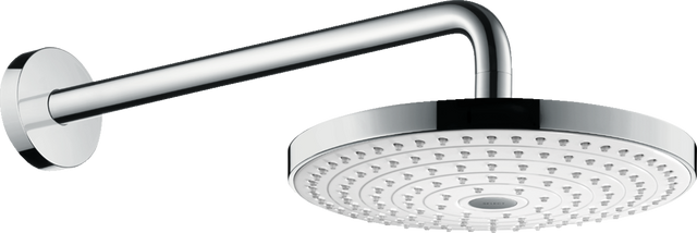 Hansgrohe Raindance Select S Overhead Shower 240 2Jet With Shower Arm - White/Chrome - 26466400