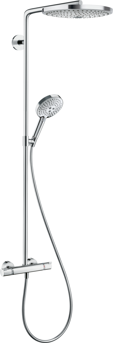 Hansgrohe Raindance Select S Showerpipe 300 2jet With Thermostatic Shower Mixer - Chrome - 27133000