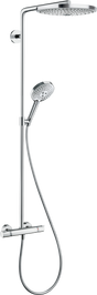 Hansgrohe Raindance Select S Showerpipe 300 2jet With Thermostatic Shower Mixer - Chrome - 27133000