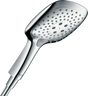 Hansgrohe Raindance Select E Hand Shower in chrome with three spray modes and EcoSmart technology