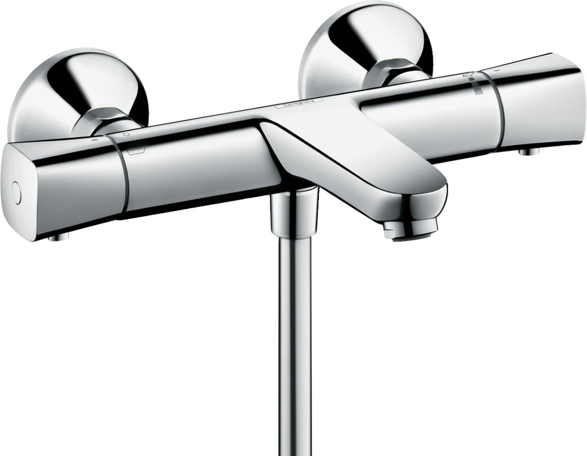 Hansgrohe Ecostat Thermostatic Bath Mixer Universal For Exposed Installation - Chrome - 13123000