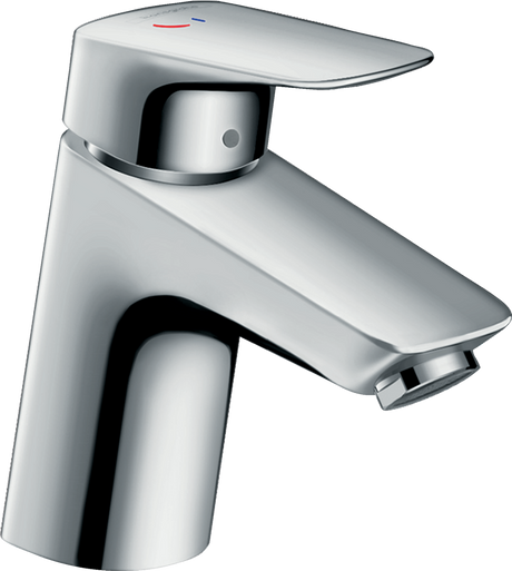 Hansgrohe Logis Single Lever Basin Mixer 70 Coolstart Without Waste - Chrome - 71073000
