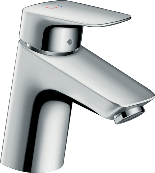 Hansgrohe Logis Single Lever Basin Mixer 70 Coolstart Without Waste - Chrome - 71073000