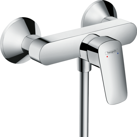 Hansgrohe Logis Single Lever Manual Shower Mixer For Exposed Installation With Centre Distance 153mm - Chrome - 71630000