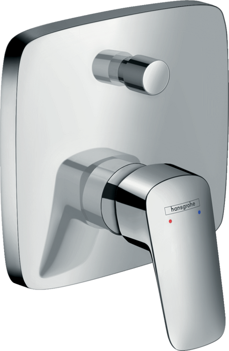 Hansgrohe Logis Single Lever Manual Bath Mixer For Concealed Installation - Chrome - 71405000