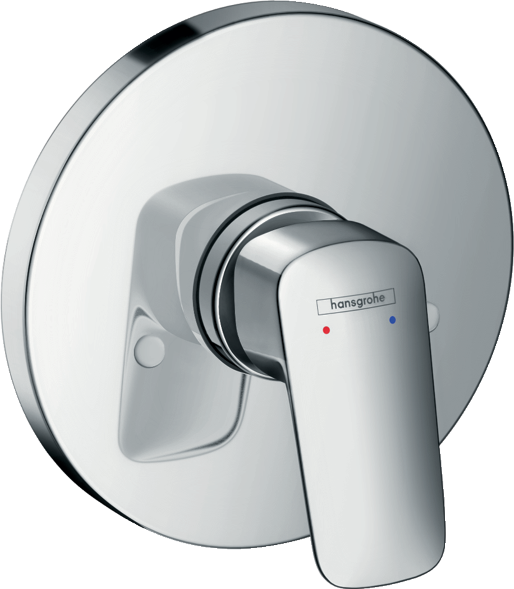 Hansgrohe Logis Single Lever Manual Shower Mixer Round For Concealed Installation - Chrome - 71606000