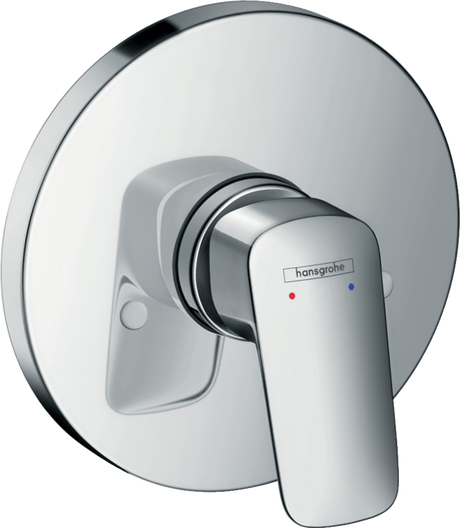 Hansgrohe Logis Single Lever Manual Shower Mixer Round For Concealed Installation - Chrome - 71606000