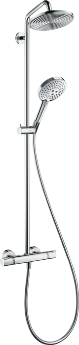 Hansgrohe Raindance S Showerpipe 240 1jet Ecosmart 9 L/min With Thermostatic Shower Mixer - Chrome - 27116000