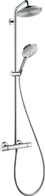 Hansgrohe Raindance S Showerpipe 240 1jet Ecosmart 9 L/min With Thermostatic Shower Mixer - Chrome - 27116000