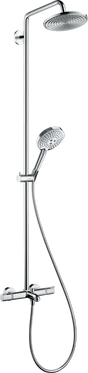 Hansgrohe Raindance S Showerpipe 240 1jet With Thermostatic Bath Mixer - Chrome - 27117000