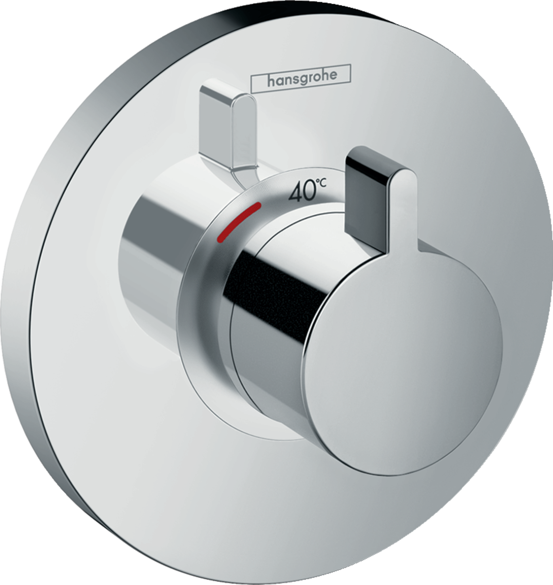 hansgrohe ShowerSelect S Thermostatic Mixer Highflow For Concealed Installation - Chrome - 15741000