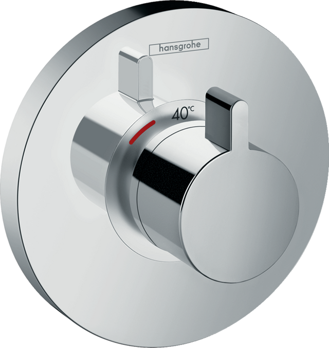 hansgrohe ShowerSelect S Thermostatic Mixer Highflow For Concealed Installation - Chrome - 15741000