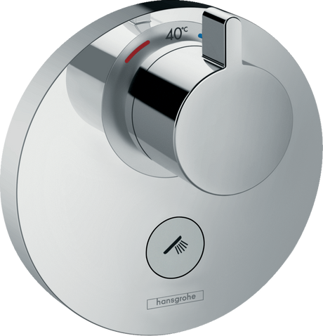 Hansgrohe ShowerSelect S Thermostatic Mixer Highflow For Concealed Installation For Multiple Outlets - Chrome - 15742000