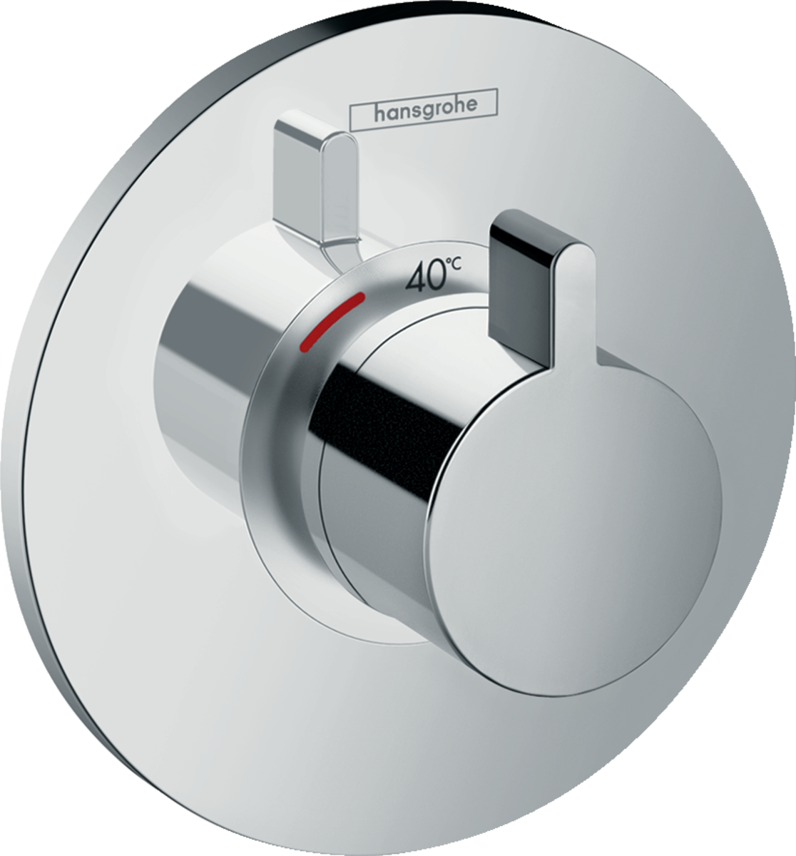 Hansgrohe Ecostat S Thermostatic Mixer Highflow For Concealed Installation - Chrome - 15756000