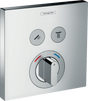 Hansgrohe ShowerSelect Mixer For Concealed Installation For 2 Outlets - Chrome - 15768000