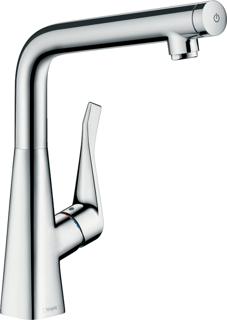 Hansgrohe Metris Select M71 Single Lever Kitchen Mixer 320 Single Spray Mode - Chrome - 14883000