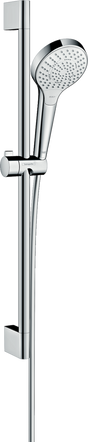 Hansgrohe Croma Select S Shower Set 110 Multi With Shower Rail 650mm - White/Chrome - 26560400
