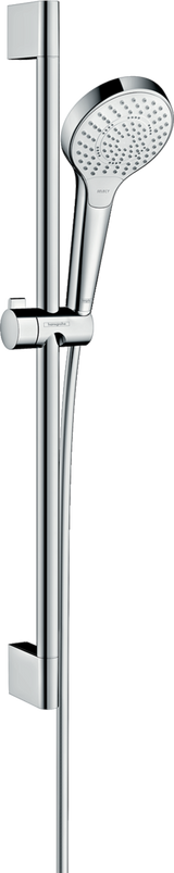 Hansgrohe Croma Select S Shower Set 110 Multi EcoSmart 9 L/min With Shower Rail 650mm - White/Chrome - 26561400