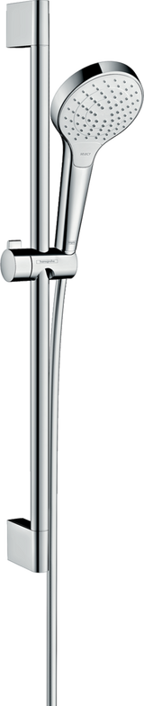 Hansgrohe Croma Select S Shower Set 110 Vario With Shower Rail 650mm - White/Chrome - 26562400
