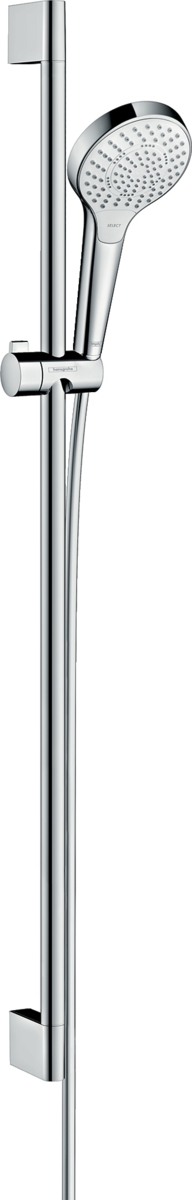 Hansgrohe Croma Select S Shower Set 110 Multi With Shower Rail 900mm - White/Chrome - 26570400