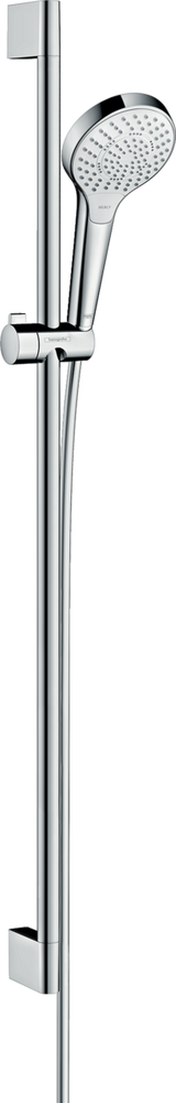 Hansgrohe Croma Select S Shower Set 110 Multi With Shower Rail 900mm - White/Chrome - 26571400