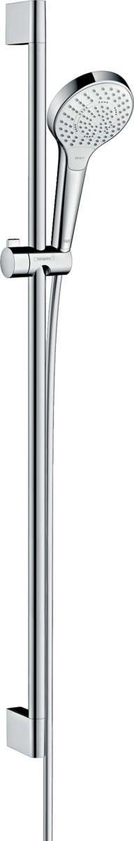 Hansgrohe Croma Select S Shower Set 110 Multi With Shower Rail 900mm - White/Chrome - 26571400