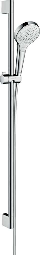 Hansgrohe Croma Select S Shower Set 110 Vario Ecosmart 9 L/min With Shower Rail 900mm - White/Chrome - 26573400