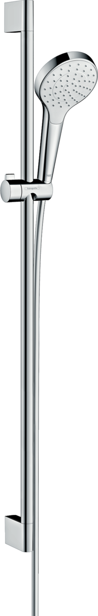 Hansgrohe Croma Select S Shower Set 110 1jet With Shower Rail 900mm - White/Chrome - 26574400