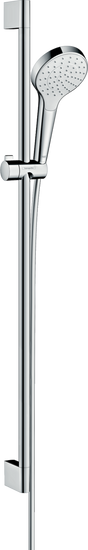 Hansgrohe Croma Select S Shower Set 110 1jet With Shower Rail 900mm - White/Chrome - 26574400
