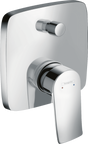 Hansgrohe Metris Single Lever Manual Bath Mixer with chrome finish and concealed installation